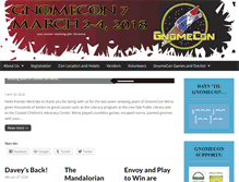 Tablet Screenshot of gnomecon.org